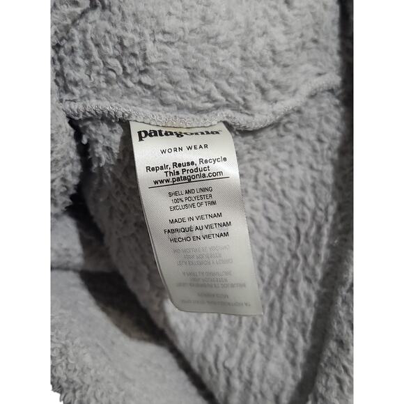 Patagonia Gray Los Gatos 1/4 Zip Fleece Pullover Jacket Size M - Picture 4 of 6